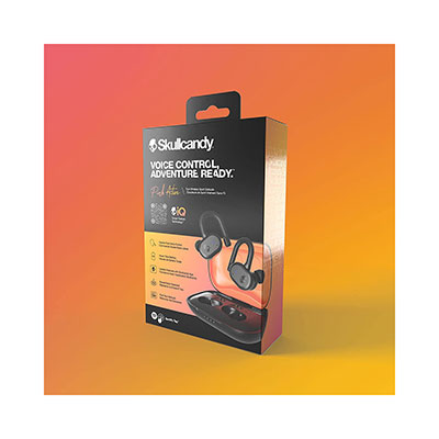 Skullcandy - Earphones, Push Active True Wireless, Black/Orange