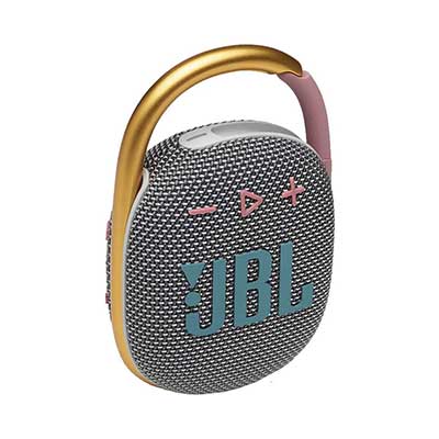 JBL - Clip 4 Portable Bluetooth Speaker, Gray