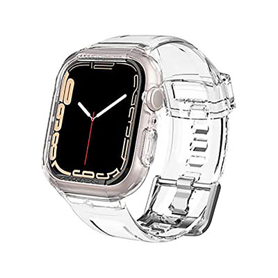 Spigen - Liquid Crystal Pro Case with Band Designed for Apple Watch Series SE2/6/SE/5/4