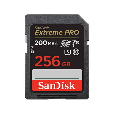 SanDisk - Extreme Pro SDXC UHS-I U3 A2 V30, 256GB