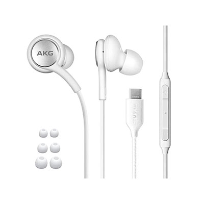 Samsung - Type C Note 10 Wired In-Ear Headphones, White