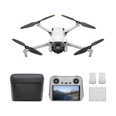 DJI - Mini 3 Pro With DJI Rc Smart Remote Control and Fly More Kit Plus Series