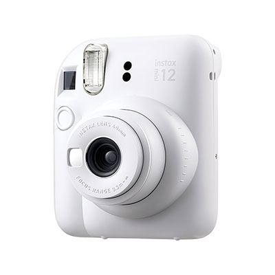 Fujifilm - Instax Mini 12 Instant Camera, Clay White