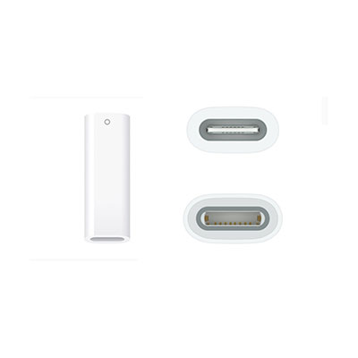 Apple - Pencil with USB-C to Pencil Adapter, White