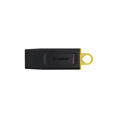 Kingston - 128GB DataTraveler Exodia Flash Drive, Black/ Yellow