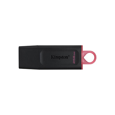 Kingston - 256GB DataTraveler Exodia Flash Drive, Black/Pink