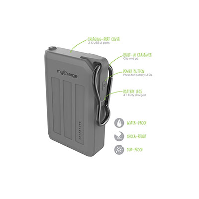 MyCharge - Adventure H20 10050mAh Battery Pack