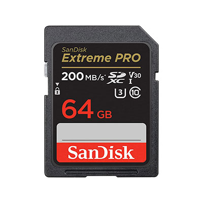 SanDisk - 64GB Extreme PRO Memory Card