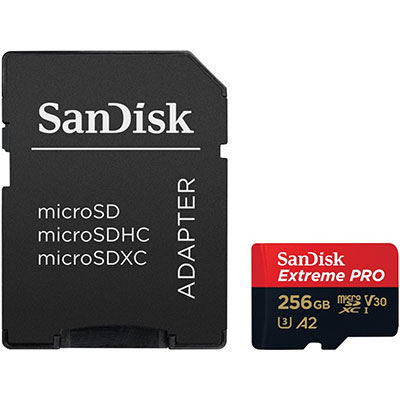 SanDisk - 256GB Extreme PRO Memory Card