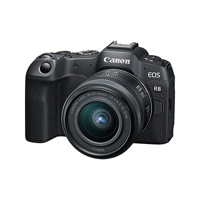 Canon - EOS R8 Mirrorless Camera w/RF 24-50mm f/4.5-6.3 is STM Lens
