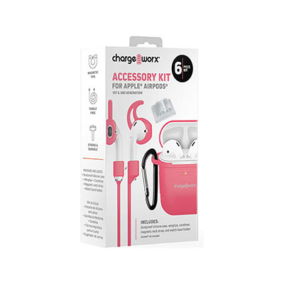 ChargeWorx - 6-Piece Accessory Kit for Apple AirPods