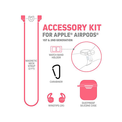 ChargeWorx - 6-Piece Accessory Kit for Apple AirPods