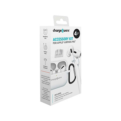 Charge Worx - Accessory Kit for Apple airpods pro