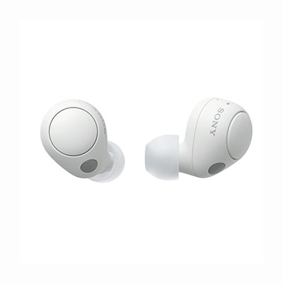 Sony - Truly Wireless Noise Canceling in-Ear Bluetooth Earbud, White