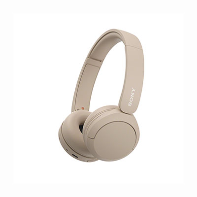Sony - Wireless Headphones Bluetooth On-Ear Headset with Microphone, Cream