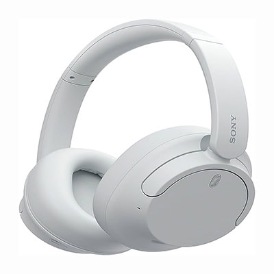 Sony - Noise Canceling Wireless Headphones Bluetooth Over The Ear Headset, White