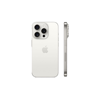 Apple - iPhone 15 Pro, 128GB, White Titanium