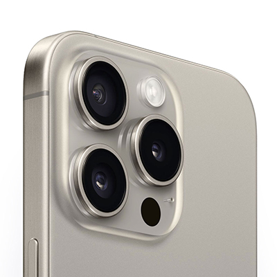Apple - iPhone 15 Pro, 128GB, Natural Titanium