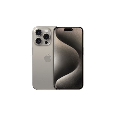 Apple - iPhone 15 Pro, 256GB, Natural Titanium