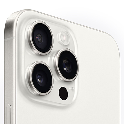 Apple - iPhone 15 Pro Max, 256GB, White Titanium