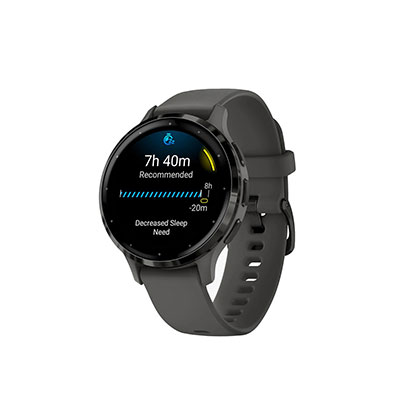 Garmin - Venu 3S, GPS, Smartwatch, Pebble Grey/Slate