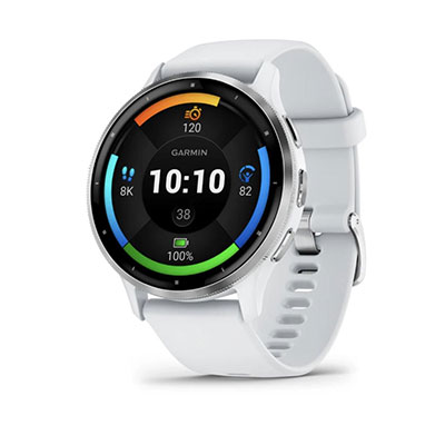 Garmin - Venu 3S, GPS, Smartwatch, Silver/White