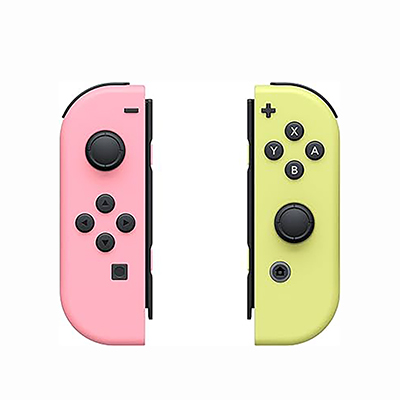 Nintendo - Joy-Con (L)/(R) Pastel Pink / Pastel Yellow - Controller