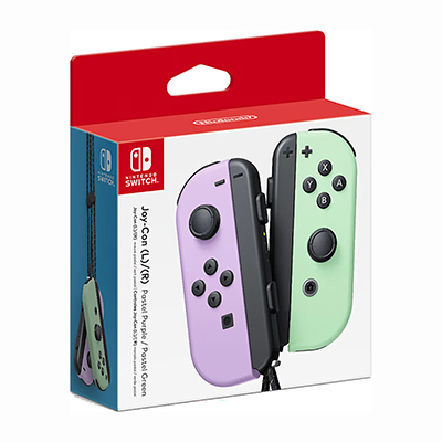 Nintendo - Joy-Con (L)/(R) Pastel Purple / Pastel Green - Controller