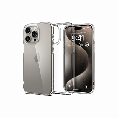 Spigen - iPhone 15 Pro Case, Crystal Hybrid