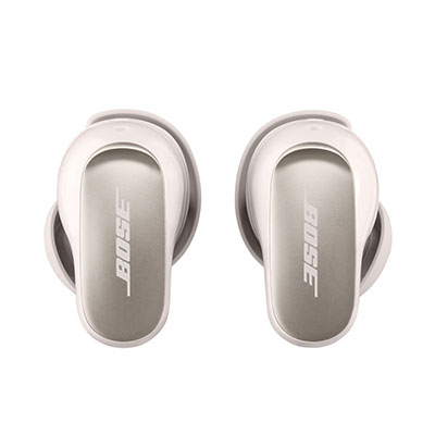 Bose - QuietComfort Ultra True Wireless Noise Cancelling In-Ear Earbuds - White Smoke