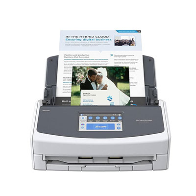 Fujitsu - ScanSnap iX1600 Touch Screen Scanner for PC and Mac