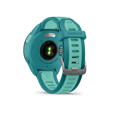 Garmin - Forerunner 165 Running Watch Music, GPS, WiFi - Turquoise/Aqua