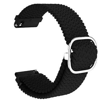 Noise - 22MM Braided Nylon Smart Watch Strap - Black