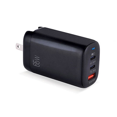 Argomtech - VOLTA P7 65W PD TYPE-C + USB WITH FOLDABLE PLUG WALL CHARGER
