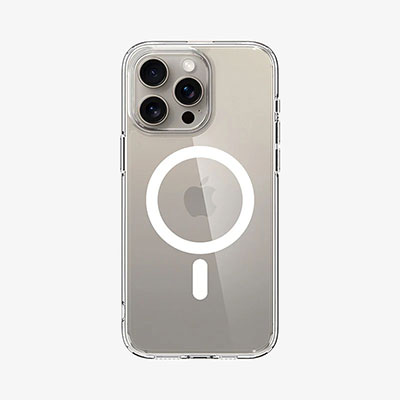 Spigen - iPhone 15 Pro Max Case Crystal Hybrid (MagFit)