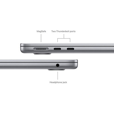 Apple - MacBook Air 13-inch Laptop - Apple M3 chip - 8GB, 256GB SSD - Space Gray