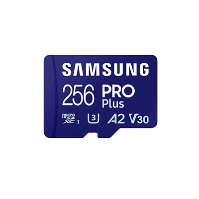 Samsung - Pro Plus + Adapter 256GB microSDXC Memory Card, Up-to 180MB/s