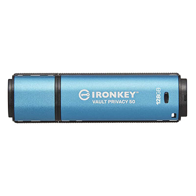 Kingston - IronKey Vault Privacy 50 Series - USB flash drive - 128 GB