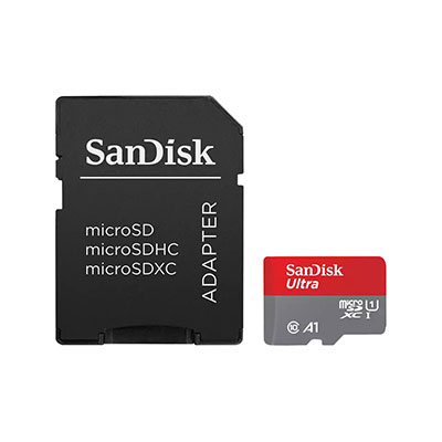 SanDisk - Ultra microSD 128GB with SD Adapter