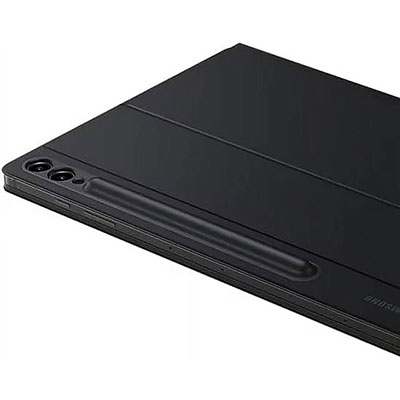 Samsung - Galaxy Tab S9+ | S9 FE+ Book Cover Keyboard QWERTY - Black