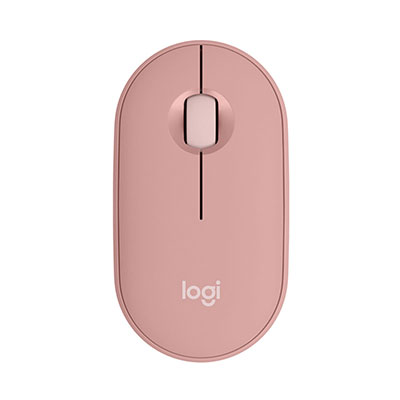 Logitech - Logitech M350 Pebble 2 Slim mouse Tonal - Rose