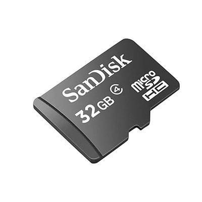 Sandisk - Micro SDHC Memory Card, 32GB