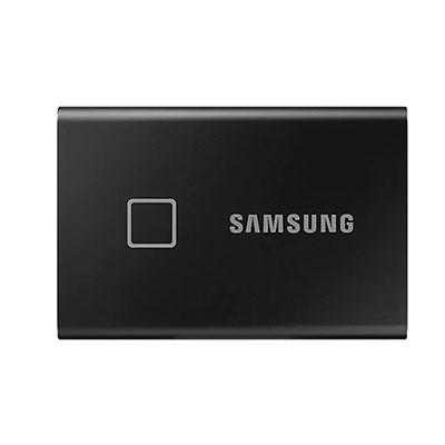 Samsung - Portable SSD T7 Touch 2TB - Black