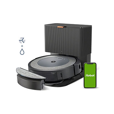 iRobot - Roomba Combo i5 + Self-Emptying Robot Vacuum and Mop