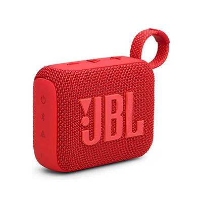 JBL - Go 4 Portable Bluetooth Speaker - Red