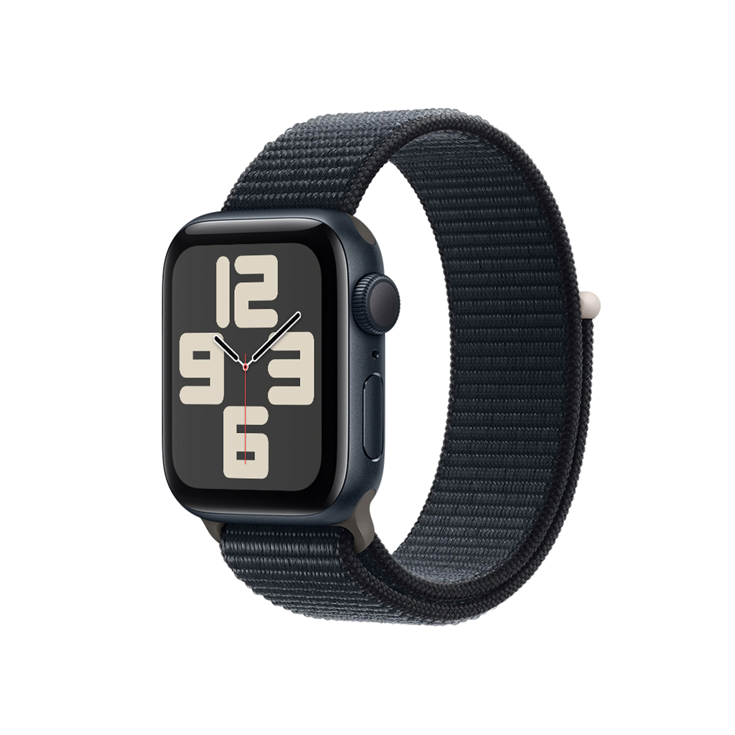 Apple - Watch SE 2022 40mm, GPS, Midnight Case,  Loop Sport Band -  Midnight
