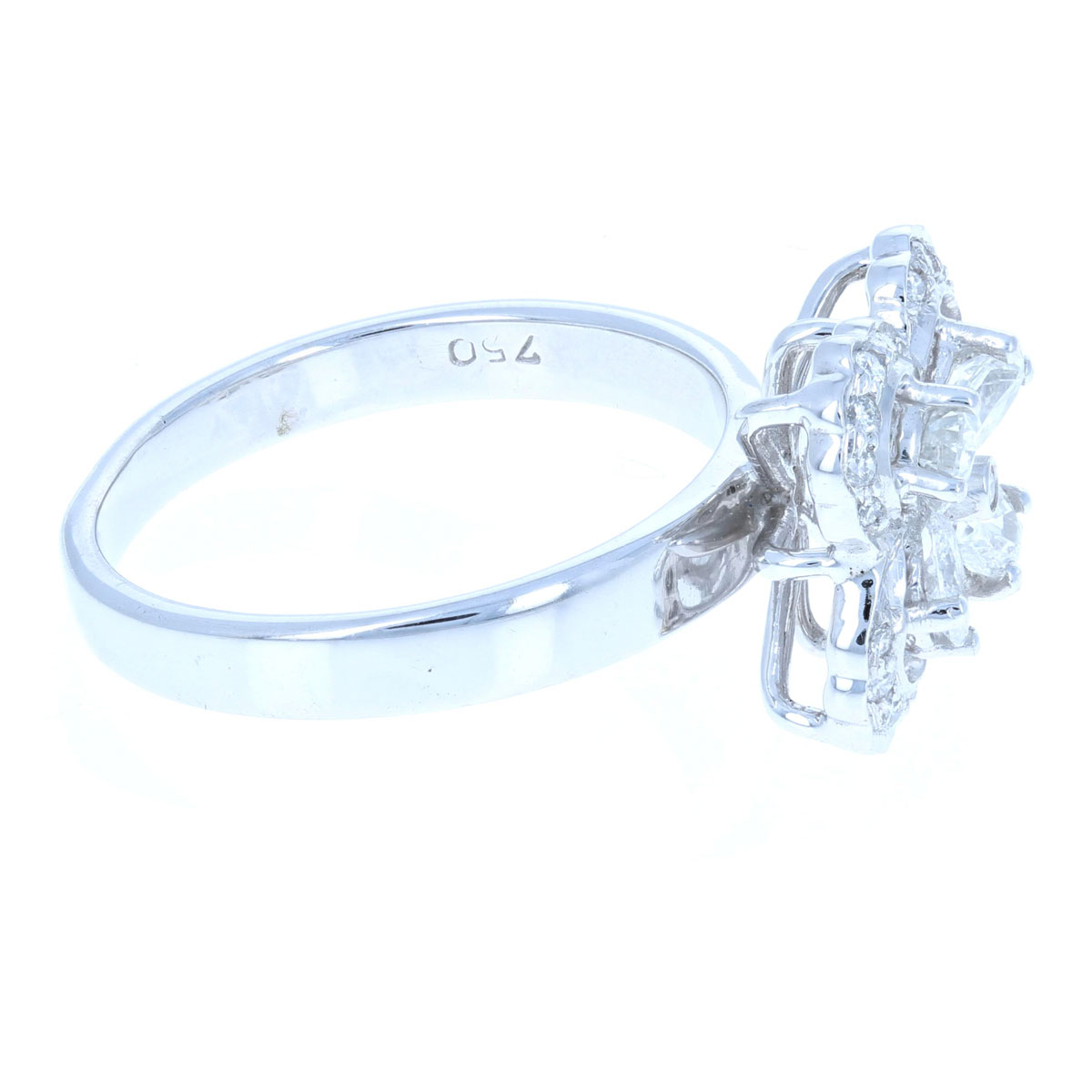 Flower Diamond Ring 18KT