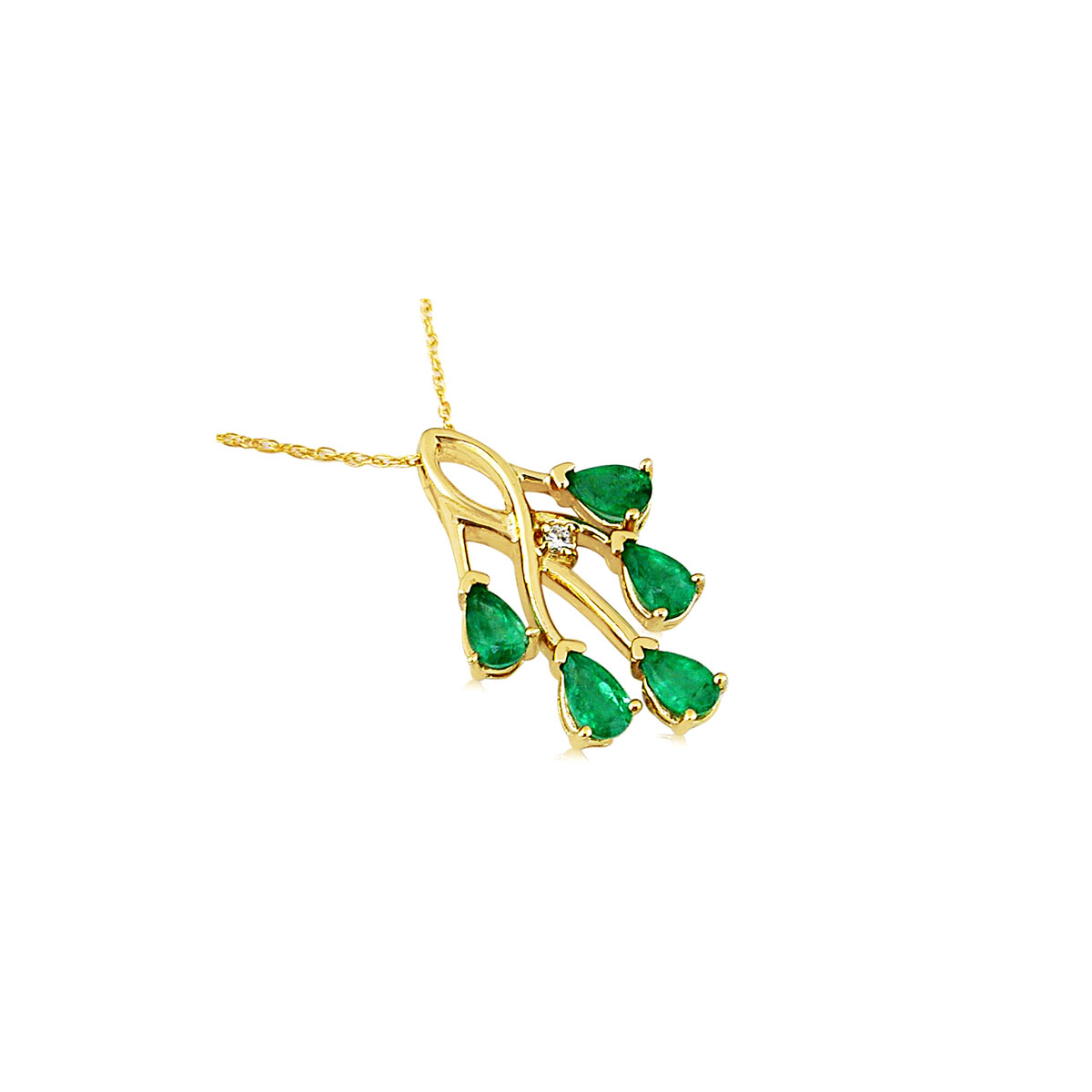 Emerald & Diamond Pendant, Royal 3806EM