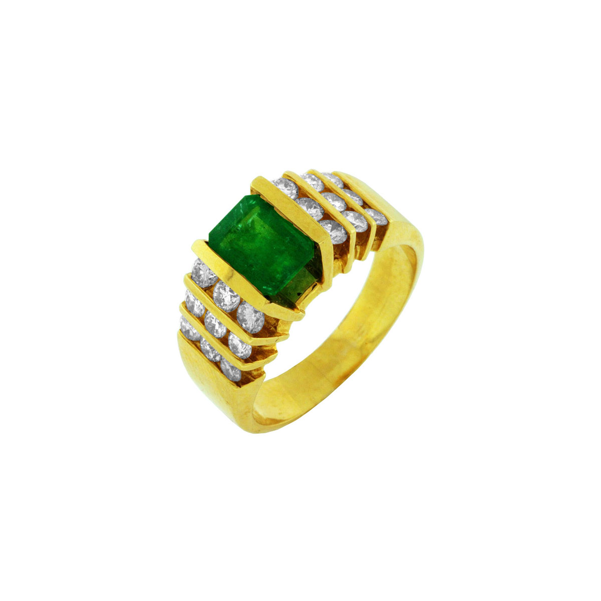 Emerald & Diamond Ring, Royal 590EM