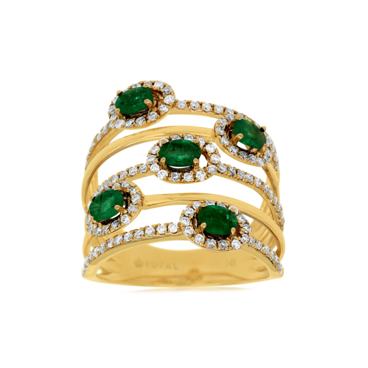 Emerald & Diamond Ring, Royal C7350EM